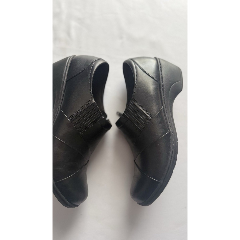 Clark's Channing Women's Slip On Side Zip Size 8 1/2 M Black Good Used Condition - Picture 4 of 7